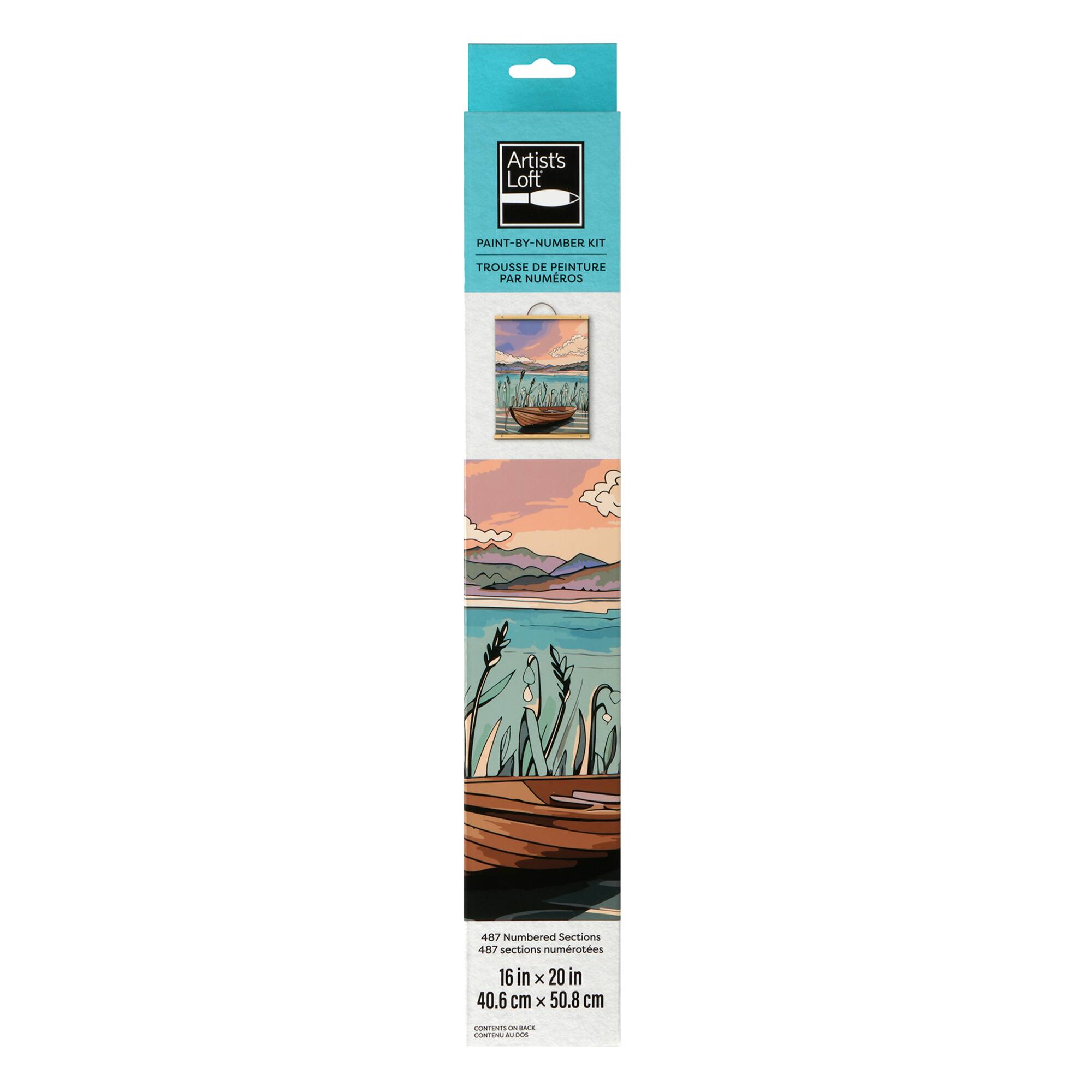 16" x 20" Boat on the Shore Paint-by-Number Kit by Artist's Loft®